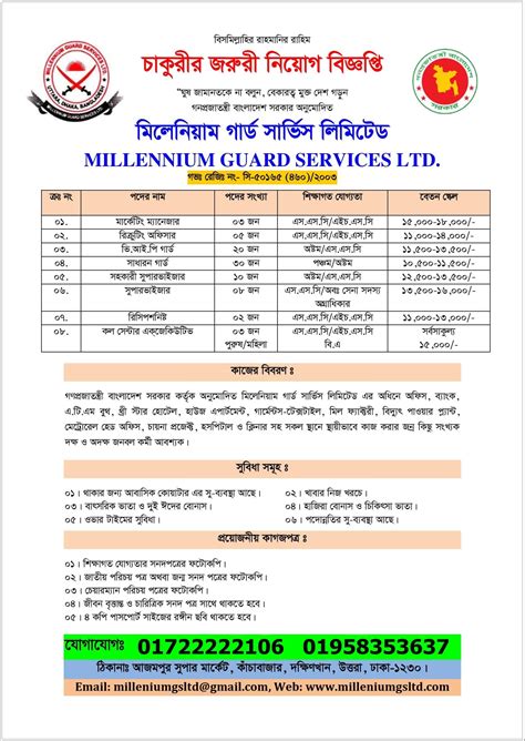millennium guard services limited|Millennium G S Ltd. .